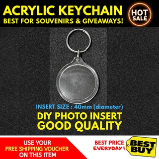 25pcs Acrylic Keychain Photo Insert [CHEAPEST]