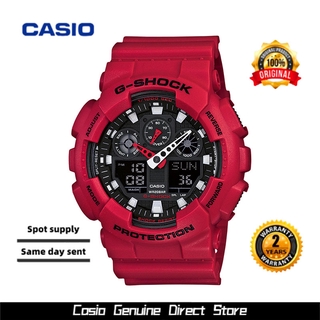 IN STOCK CASIO G-Shock GA-100B-4ADR watch Auto light waterproof Wrist Sport Digital Men Watches (1)