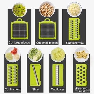 Food Crusher Onion Cutter Vegetable Chopper Potato Salad Slicer Manual Multi Mandolin Garlic Kitchen (4)