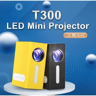 (Sulit Deals!)☸▲Projector HD 1080P Portable Mini Home Theater Cinema Led Mini Projector T300