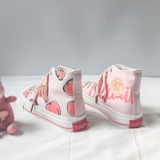 #224 Pink peach detail sneaker (1)