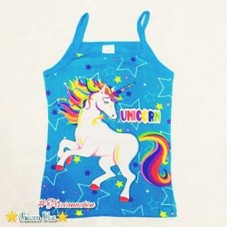 Sale! NEW!Unicorn Spaghetti Strap Sando For Girl #TRIANAWEARS Character Printed sleeveless for kids