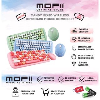 mofii Candy wireless mechanical keyboard and mouse set USB receiver laptop gaming office keyboard (1)