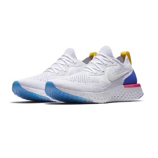 Anikee Epic React Flyknit Breathable Running Shoes white navy pink size40-45
