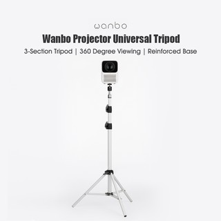 Wanbo Projector Universal Tripod Portable 30-170cm Adjustable Height/3-Section Tripod/360 Degree Viewing/Reinforced Tripod for Wanbo Projector