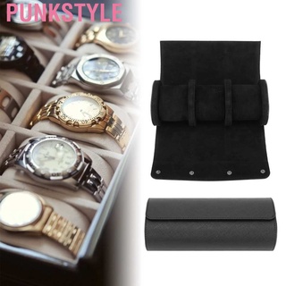 Punkstyle 3 Slot Professional PU Leather Watch Storage Box Travel Portable Case Organizer (7)