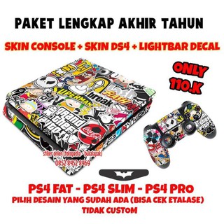 Ps4 SKIN Complete Package (Can PS4 FAT / SLIM / PRO)