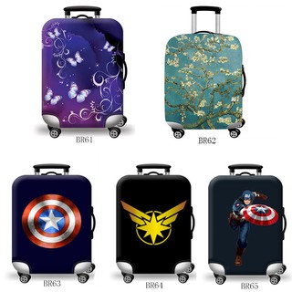 Marvel Anime Luggage Cover Suitcase Cover Thick Stretch Bag Protector FWeL