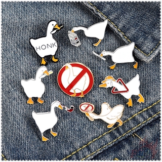 ★ Untitled Goose Game Series 02 - Cartoon Animals Brooches ★ 1Pc Fashion Doodle Enamel Pins Backpack Button Badge Brooch