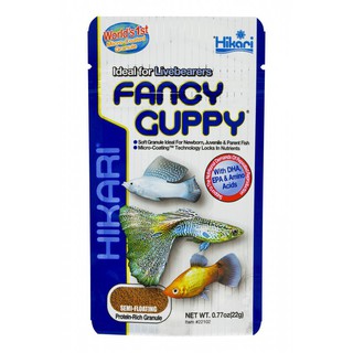 【Ready Stock】☏□◐HIKARI Fancy Guppy Semi-Floating Micro Coated Pellets 22g