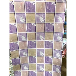 Aluminium Foil❒◈▨Kitchen Bathroom Self-adhesive Wall paper Waterproof Foil Stickers Anti-oil Wrap (9)