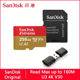 SanDisk Extreme Micro SD Card 64GB Micro SD 128GB 32GB Flash Memory Card SD 256GB U3 4K V30 400GB