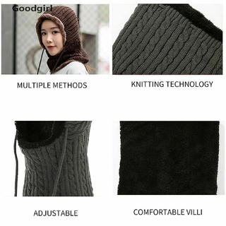 Goodgirl Women Winter Scarf And Hat Set Knitted Warm Beanie Skullcaps Knit Neck Warmer PH