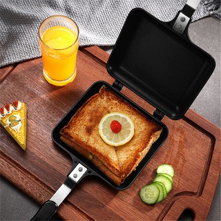 Toaster Frying Pan Toaster Grill Double Nonstick Pan Sandwich Toast Press Sandwich Maker With Handl