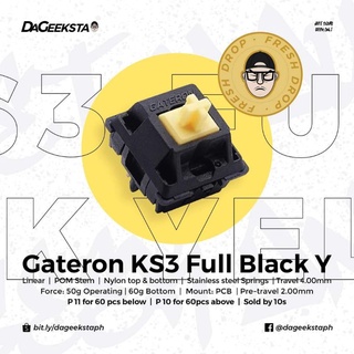 Gateron KS3 Yellow Linear Switch