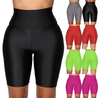 TD(Hot Sale)Women Stretch Bike Shorts Workout Short Mini High Waist Shorts Gym Sports Pants