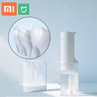 XIAOMI Mijia Smart Electric Oral Irrigator Dental Water Jet Flosser 4 Modes Oral Cleaning W/4 Nozzles Memory Original Xiaomi