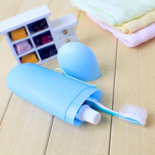 Toothbrush Holder Case Portable Travel Camping Toothbrush Storage with Cover Toothbrush Cup Holder