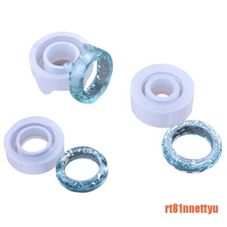 【NNET】3Pcs/lot Resin Molds For Jewelry Rings Silicone Casting Molds For DIY