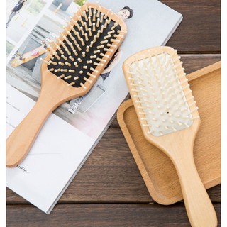 Wooden Brush Air Comb Paddle Brush Hair Brush