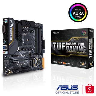 ASUS TUF B450M-PRO GAMING AMD B450 mATX Gaming Motherboard with Aura Sync RGB LED Lighting (1)