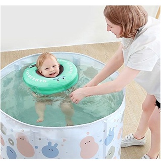 ♗◘Mambobaby Non-inflatable Baby Neck Swimming Ring Floating Swim Floats Bathtub Beach Pool Toys Acce