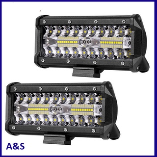 AC 7 inch 400W LED Work Light Bar Flood Spot Beam Offroad 4WD SUV Driving Fog Lamp (6)
