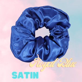 ROYAL BLUE Giant Scrunchies Satin @aphrodite.ph1