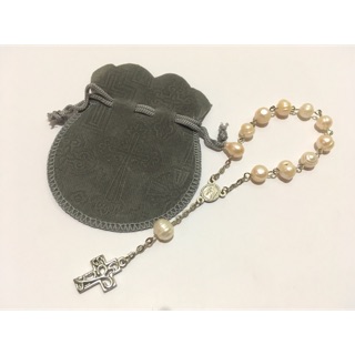 Palawan pearl hand rosary with gift bag freshwater pearls