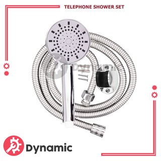 Nisho Telephone Shower Set ( Head with Hose ) Round Head