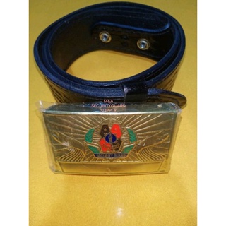 Belt Leather with Buckle for Security Guard