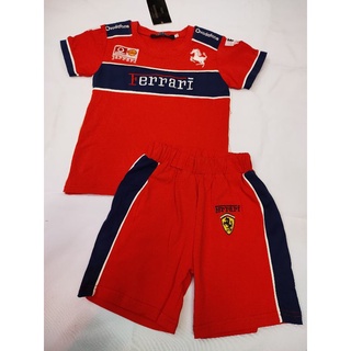 Ferrari Terno T-shirt and short Only Unisex For Kids