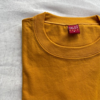 [COD] MUSTARD Yalex Round neck Plain Shirt | Unisex T-shirt XS, S, M, L, XL, 2XL, 3XL, 5XL