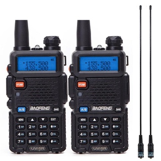 2Pcs Baofeng UV-5R Walkie Talkie Professional CB Radio Station Baofeng UV5R Transceiver 5W VHF UHF P