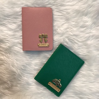 passport cover✜♦✵Personalized Passport holder(no lock)-free name and charm. Made in Tha