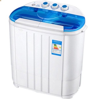 MIni Washing Machine Double-barrel semi-automatic household maternal & child elution integrated