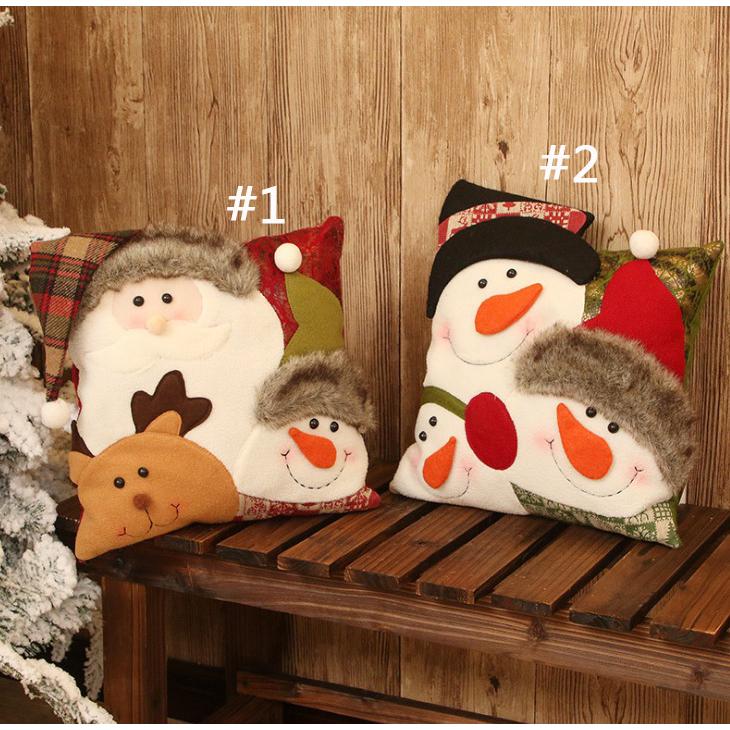 35*35 Cm Christmas Decorations for Home Cartoon Cushion (2)