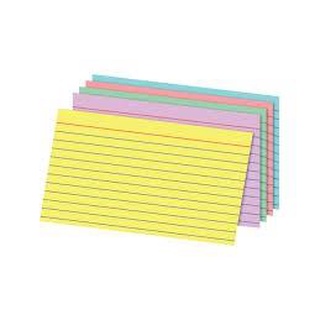 LOOT BAGGIFT✷∋Index Cards Flash Cards Note Card Office School Supplies Index Card 5 or 10 pieces