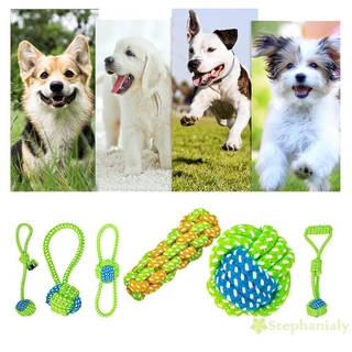 Funny Rope Knot Ball Chew Bite Resistant Teeth Cleaning Toy for Pet Dog Cat