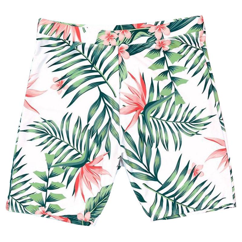 Family Swimsuit Dad Son Shorts Mother Daughter Swimwear (4)
