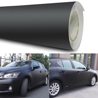 12x60 Inch Universal 3D Matte Black Vinyl Film Car Sticker Motorcycle Phone Decal Wrap Car DIY Stickers Vehicle Decal 3D Automobiles Exterior Body Color Changing Film accessories (1)