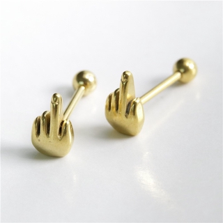 【Fast Delivery】Ready/COD Sexy Punk Tongue Nails 316L Stainless Steel Anaphylaxis Middle Finger Tongue Nails Despise Tongue Ring Body Piercing _highgoss.ph (7)