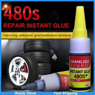 Ready 480S Black Super Glue Car Rubber Repair Tire Glue Window Speaker Seal Tire Repair Glue Mighty Tire Repair Glue Na