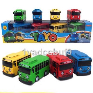 COD 4 pcs Cars Toy Tayo Rogi Gani Rani The Little Bus TAYO Friends Mini Gift Set