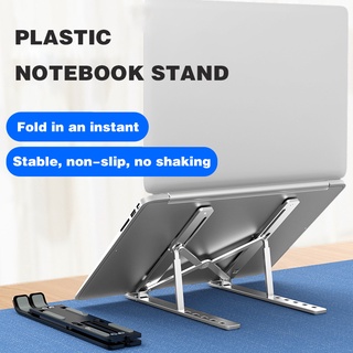 7-level Plastic adjustable laptop stand for Notebook foldable portable laptop MacBook stand