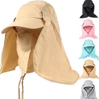 COD Outdoor Hiking Hat UV Protect Face Neck Cover Cap