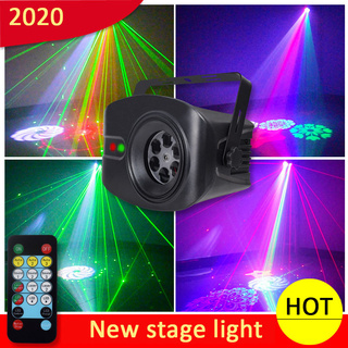 Led Disco Light Party Lights Voice Music Control Dj Laser Projector Light 52 Mode RGB Effect Lamp