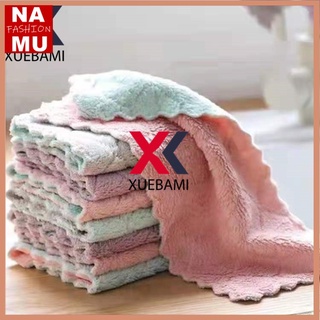 NAMU COD Thickened Kitchen Cleaning Dishwashing Dishcloth Double-Sided Rag Oil-Free Absorbent Rag