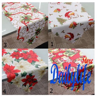 A..-Christmas Tree/Snowman/Santa/Xmas Bell Tablecloth Table