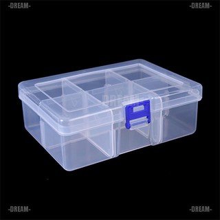 Dream ❤ 1pc big 6 compartments fishing lure tackle hook bait storage box container case